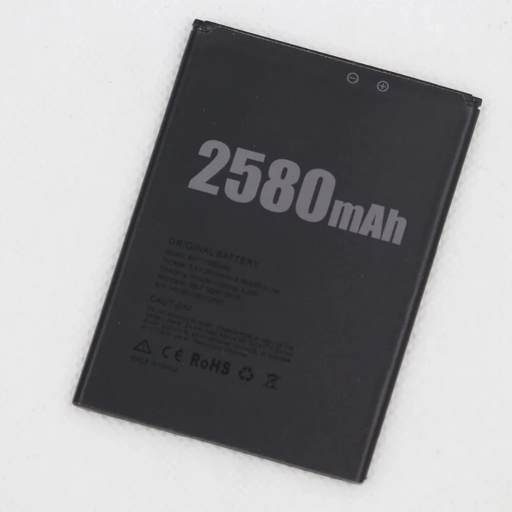 BAT17582580 2580mah Cellphone battery for Doogee X20 2580mAh Polymer Mobile Phone Replacement Battery