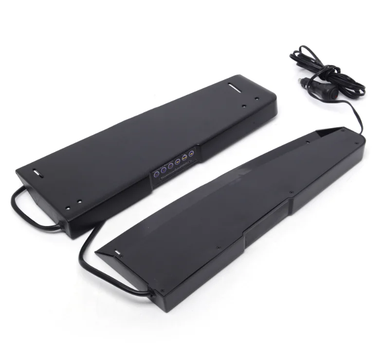 2pcs 60W Led Emergency Car Strobe Warning Light,Windshield Dash Traffic Light with Cigar Lighter Plug