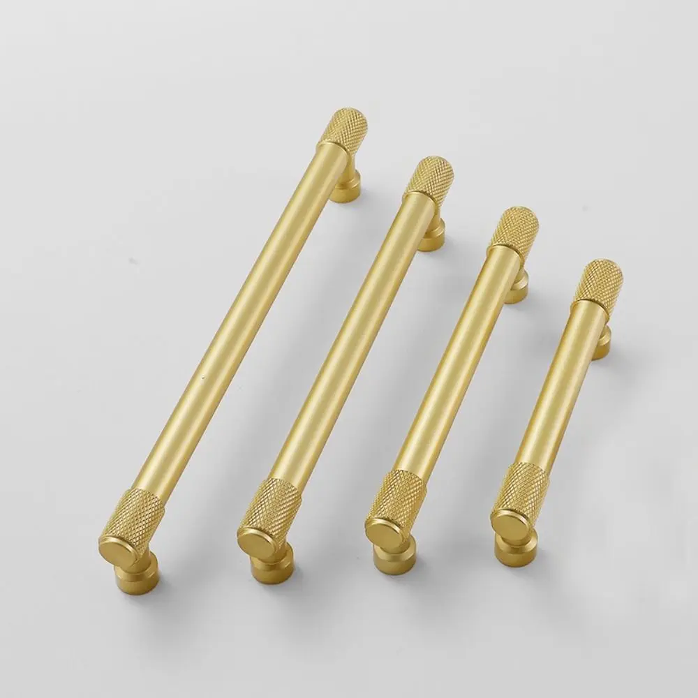 Simple Aluminum Alloy Cabinet Knob Pull Modern Style Drawer Handles Door Handles For Kitchen Cabinets