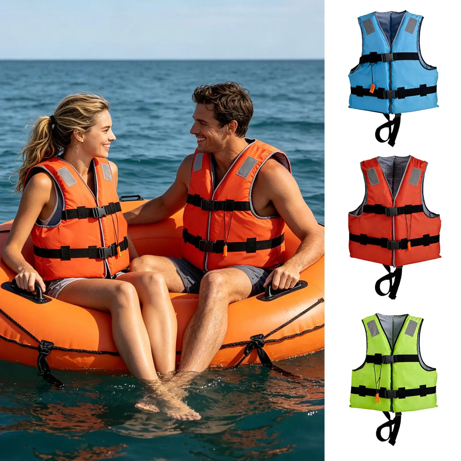 

Swim Vest Adult Water Jumper With Adjustable Strap Swim Jacket With Adjustable Strap For Fishing Boating Kayaking Paddleboarding