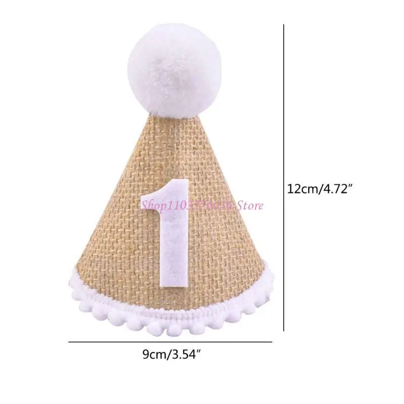 R6FD หมวกวันเกิดเด็กผู้หญิงน่ารักวันเกิด Party Headdress Party Props ตกแต่ง