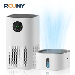2-in-1 Air Purifier and Humidifier with H13 True HEPA Filter Suitable for People with Allergies and Pet Families, White