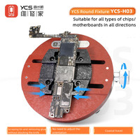 YCS H03 Max Universal PCB Board Circular Fixture for Mobile Phone Motherboard CPU IC Chip Adhesive Removal Soldering Repair Jig
