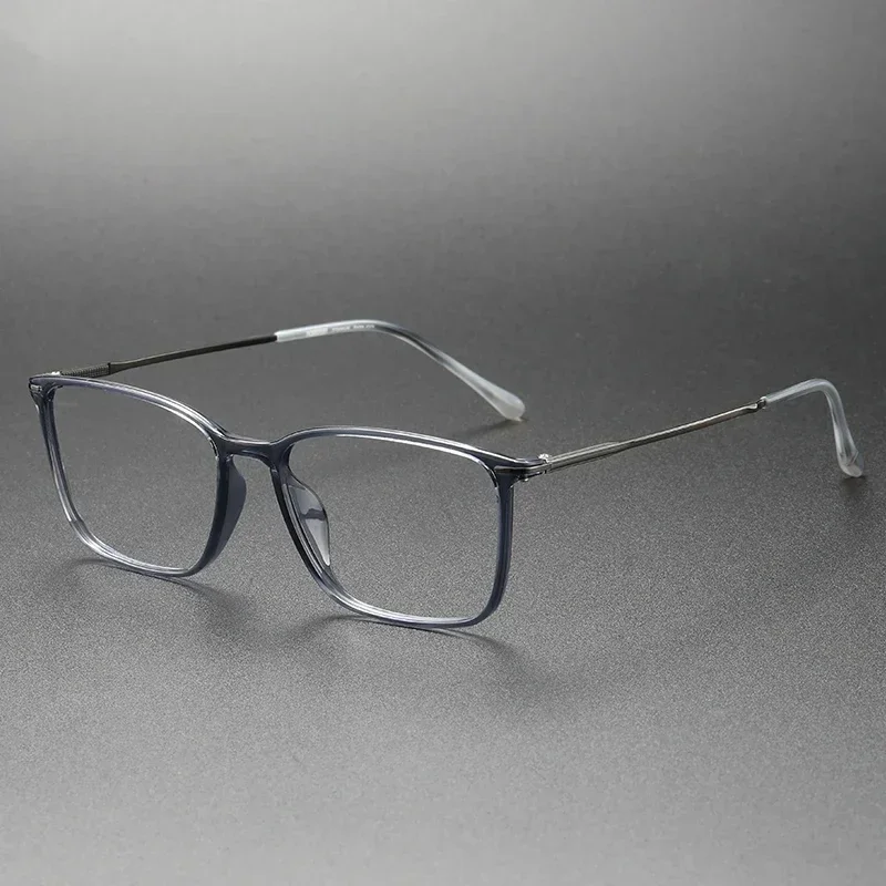 

Men square Optical Frame Vintage Acetate Titanium Glasses Myopia Prescription Eyeglasses Frame Women Luxury Brand Eyewear