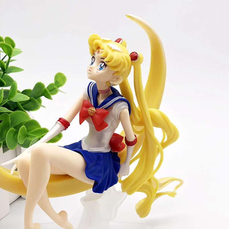 Cartoon Anime Sailor Moon Tsukino Action Figure Ali Toy Doll Decorazione torta Collezione Modello Ragazze Regalo Giocattolo per bambini