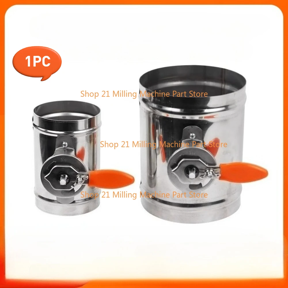

1PC Manual air Damper Valve Ventilation Damper air Duct Vent Diameter 80 100 125 150 200 250 300 350mm