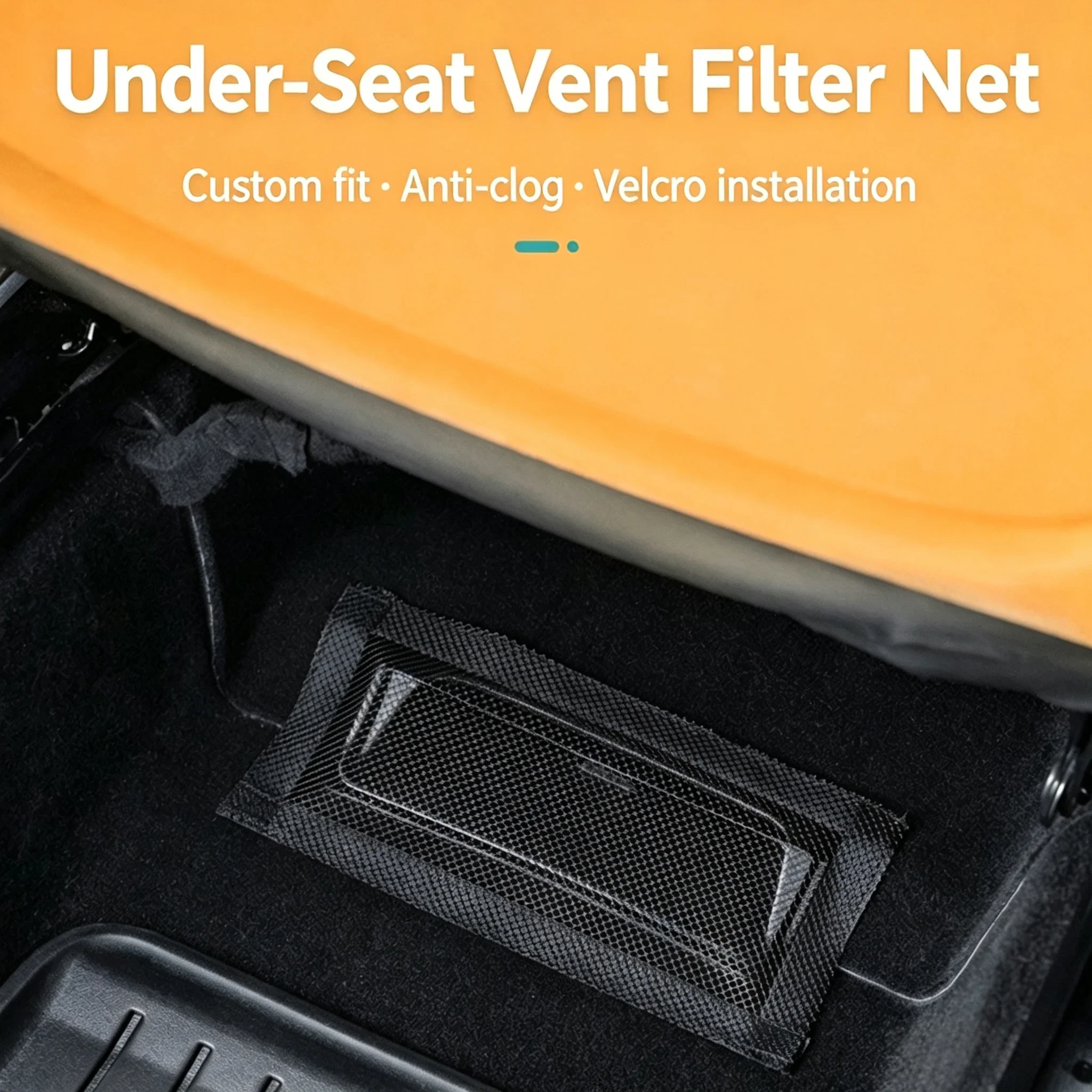 Under Seat Vent Protector Cover for Tesla Model 3 Y Anti Clog Air Intake Mesh Grille Auto Accessories Prevent Debris Dust Block