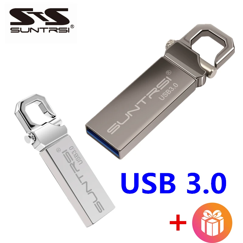 Suntrsi USB 3.0 flash drive 128gb Portable metal pendrive 32 gb 64 gb usb3. 0 64gb water proofusb stick pen drive flash usb disk