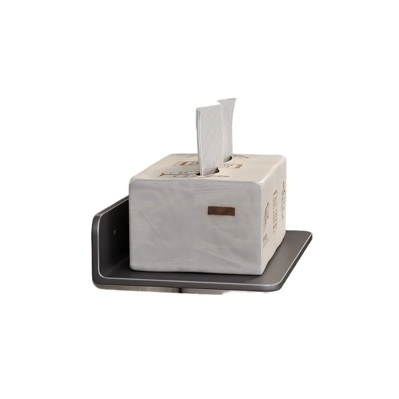 

No punching required wall mounted toilet paper rack bathroom toilet mobile phone tissue rack storage rack