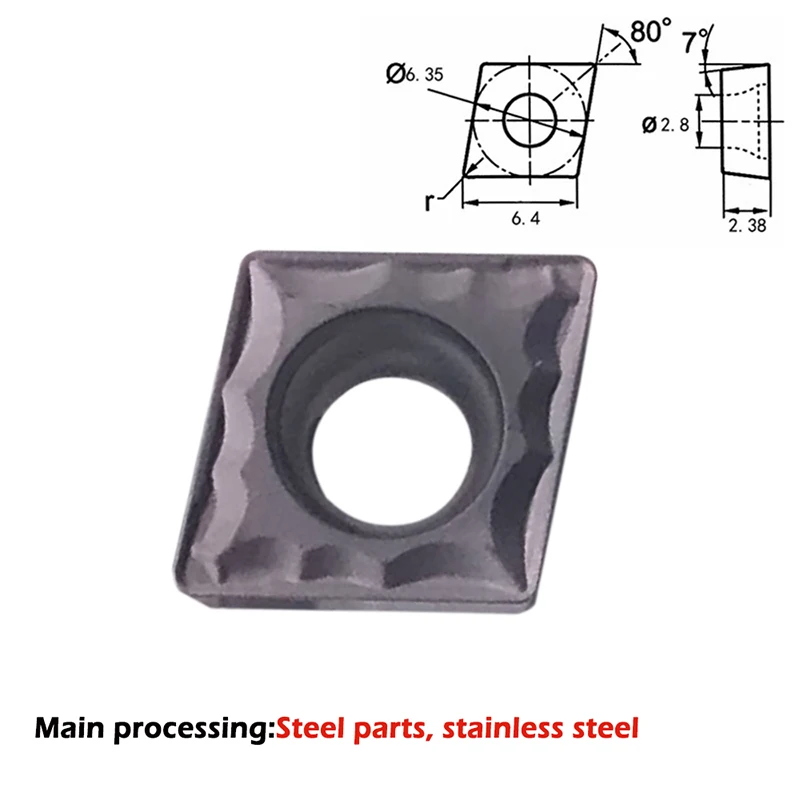 Blade Original CCMT060204 HMP PC9030 Internal Turning Tool Lathe Tools CCMT 060204 Carbide Insert For Stainless Steel