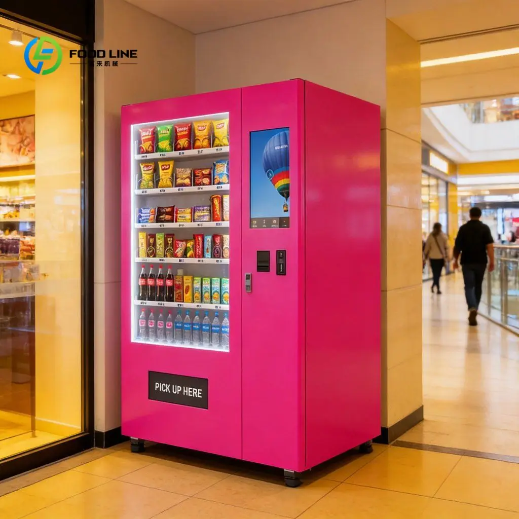Independent Fridge Unit Custom Drink Snack Vending Machine Convenience Shop Customizable
