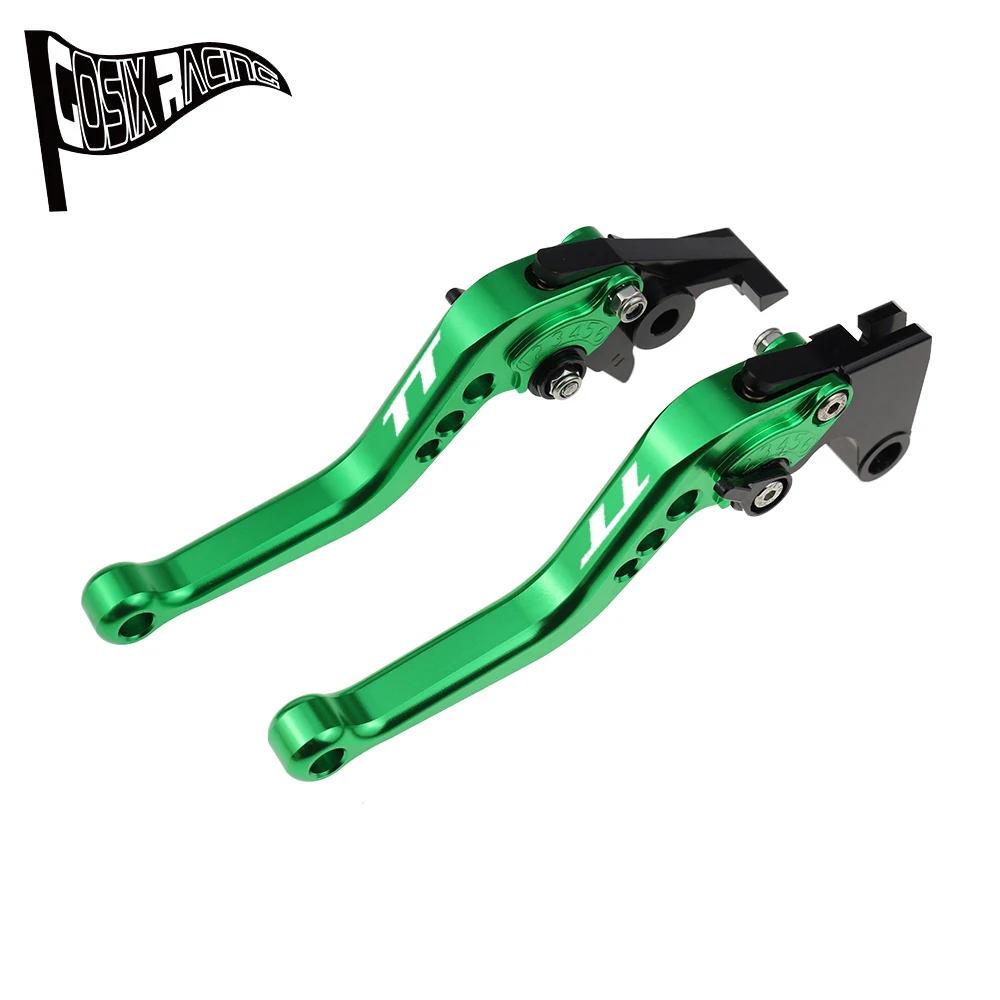 Fit For TT225/TT350 1986-1987 TTR250 2002-2005 TT600 1984-1989 CNC Accessories Short Brake Clutch Levers Adjustable Handle Set