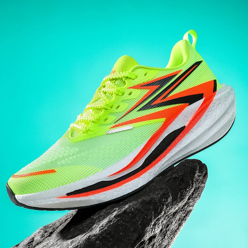 Men Women Racing Running Shoes Cushioned Sneakers Outdoor Jogging Training Shoes Anti-slip Casual Shoes Breathable Walking Shoes