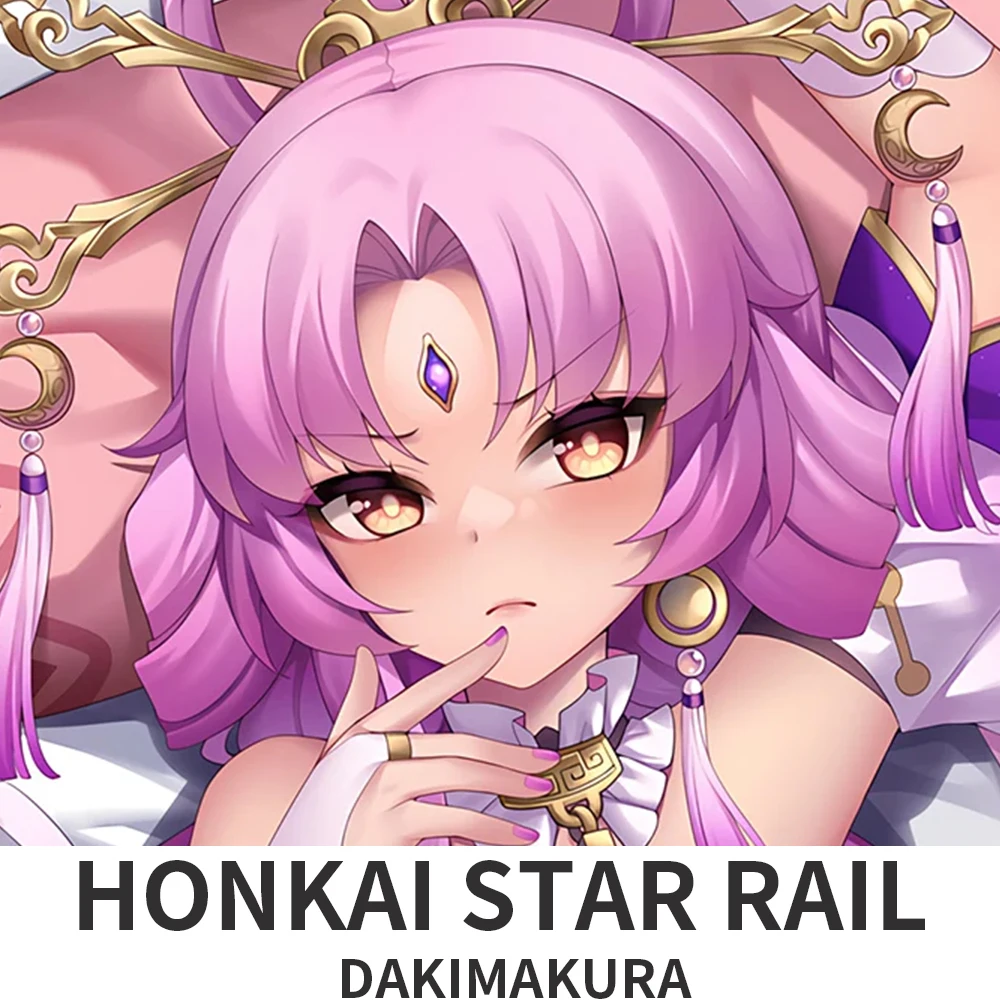 Honkai Star Rail Dakimakura Hugging Body Pillow Case Fu Xuan Anime Pillow Cushion Cover