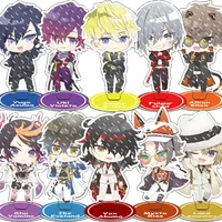 Anime VTuber Figures Acrylic Keychain Shu Mysta Luca Ike Vox Character Cute Collection Fans Gifts Key Chains Kawai