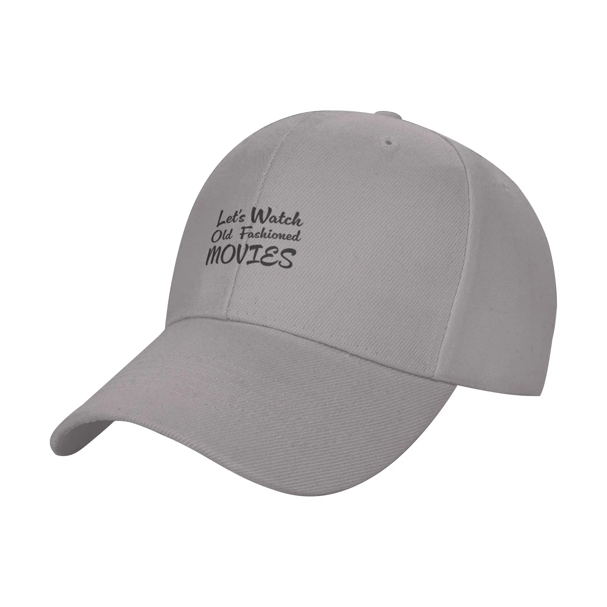 Hot Sale Let s Watch Old Fashioned Movies Baseball Cap  Gift Visor  Watching Match Visor