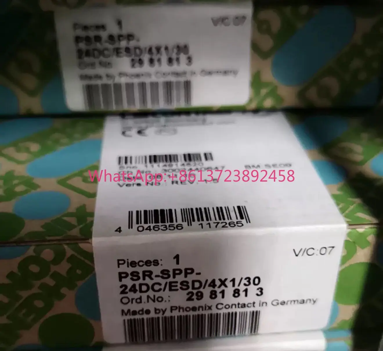 

New Phoenix safety relay, model PSR-SPP-24DC/ESD/4X1/30 high quality
