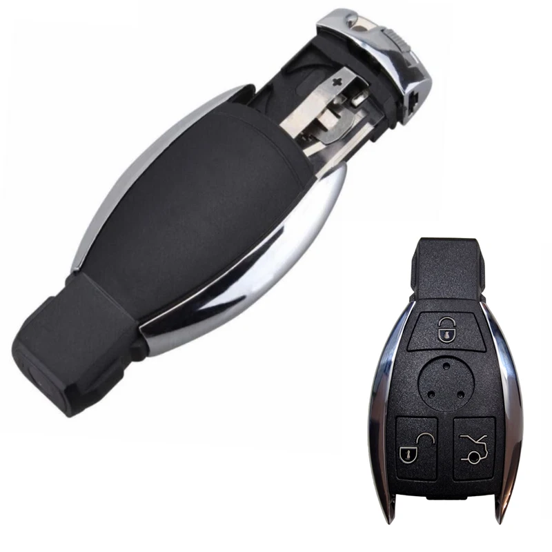 

Car Key Key Fob Casing Replacement For Mercedes Key 3 Button 2 Batteries Slot Key Fob Casing Auto Accessories