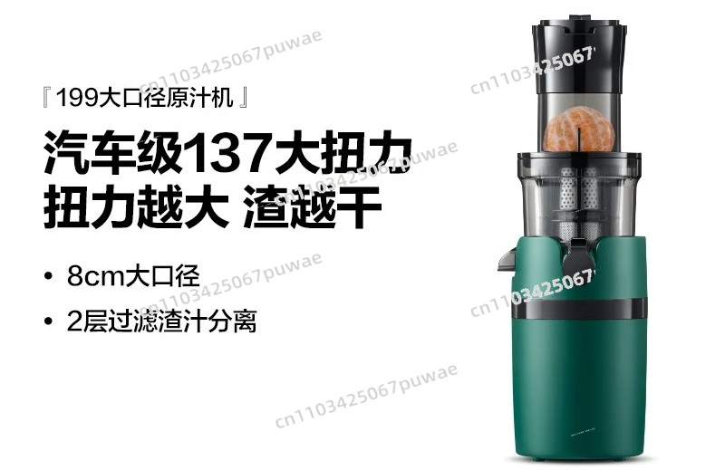 Mini Automatic Juicer Household Multifunctional Juice Extractor with Pulp Separation