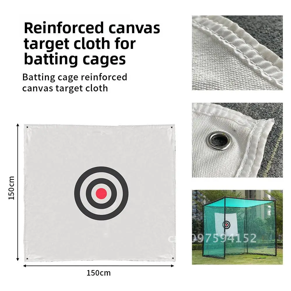 

Multifunctional Golf Swing Training Net with Target Cloth Oxford Material Strike Cloth for Exercise Bull's Eye Cutting Practice