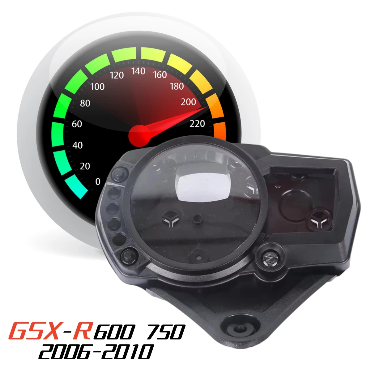 

For Suzuki GSXR GSX-R 600 750 2006 2007 2008 2009 2010 Motorcycle Parts Acsessories Speedometer Gauges Cover Case
