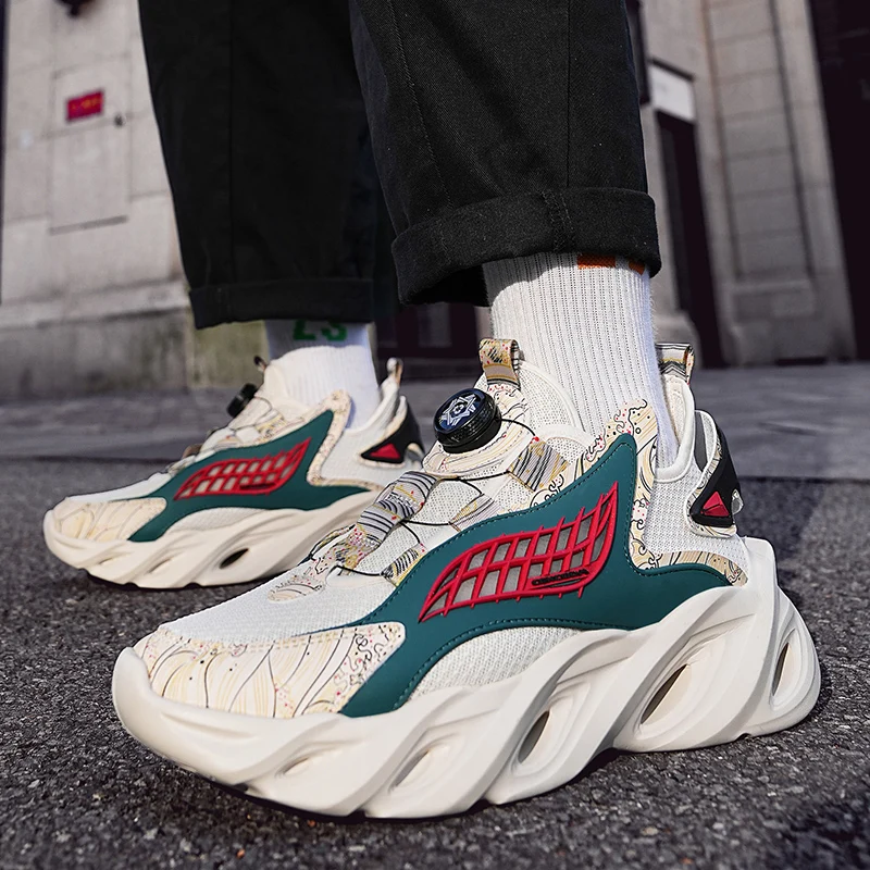 

Модные массивные кроссовки для мужчин и женщин, высококачественные универсальные легкие кроссовки для бега на тонкой подошве с амортизацией для отдыха