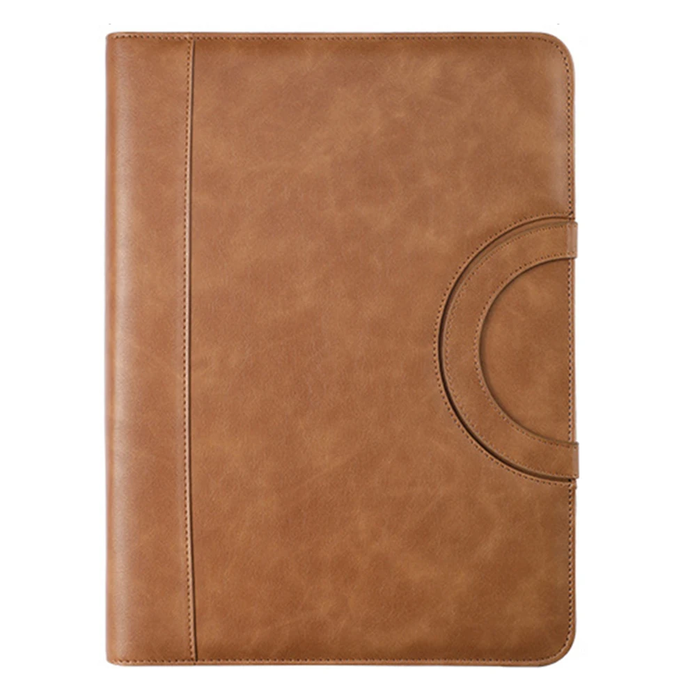 For A4 Multi Purpose Conference Organizer in Premium Leather with Built In Phone Slot Perfect for Professionals