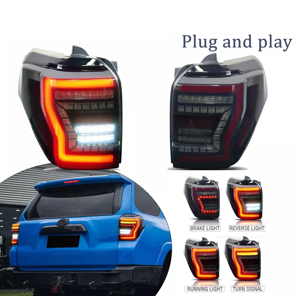 Pair For Toyota 4Runner 4-Runner 5th TRD/Limited/Off-Road/SR5/Sport 2010 2011 -2023 Tail Light Tail Lights Rear Lamp Taillight
