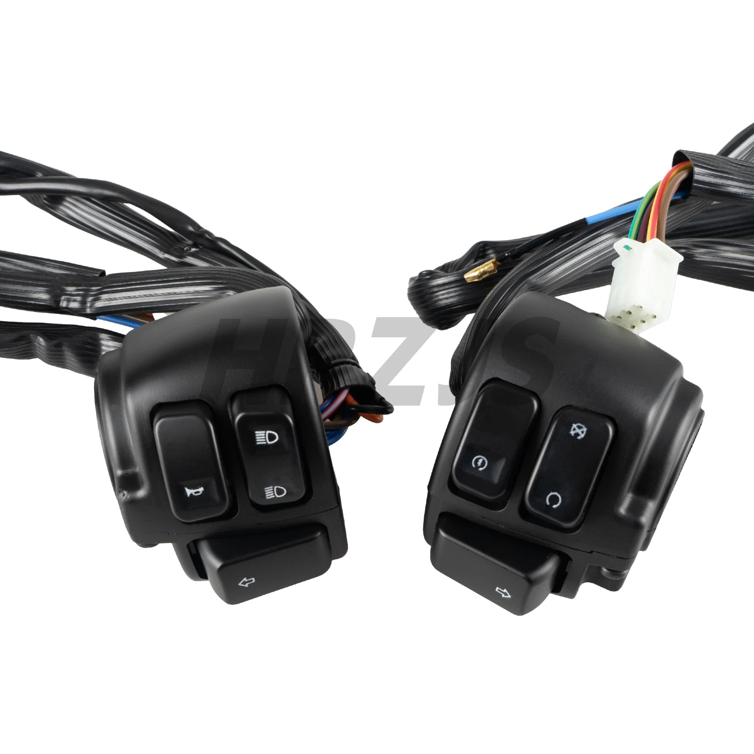 

1" 25 mm Handlebar Control Switch Wiring Harness For Harley Motorcycle Softail Dyna Sportster V-ROD FXDF FXDWG 1996-2012