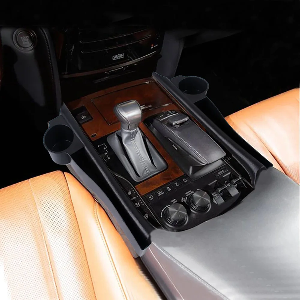 For Lexus LX570 2016 2017 2018 2019 2020 Car styling Car Seat Organizer Slit Gap Pocket Storage Box Left and Right Cup Holder