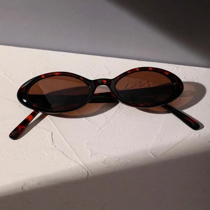 Vintage Cat Eye Sunglasses Men Luxury Brand Designer Small Oval Sun Glasses Retro Fashion Women Eyewear Oculus view 4