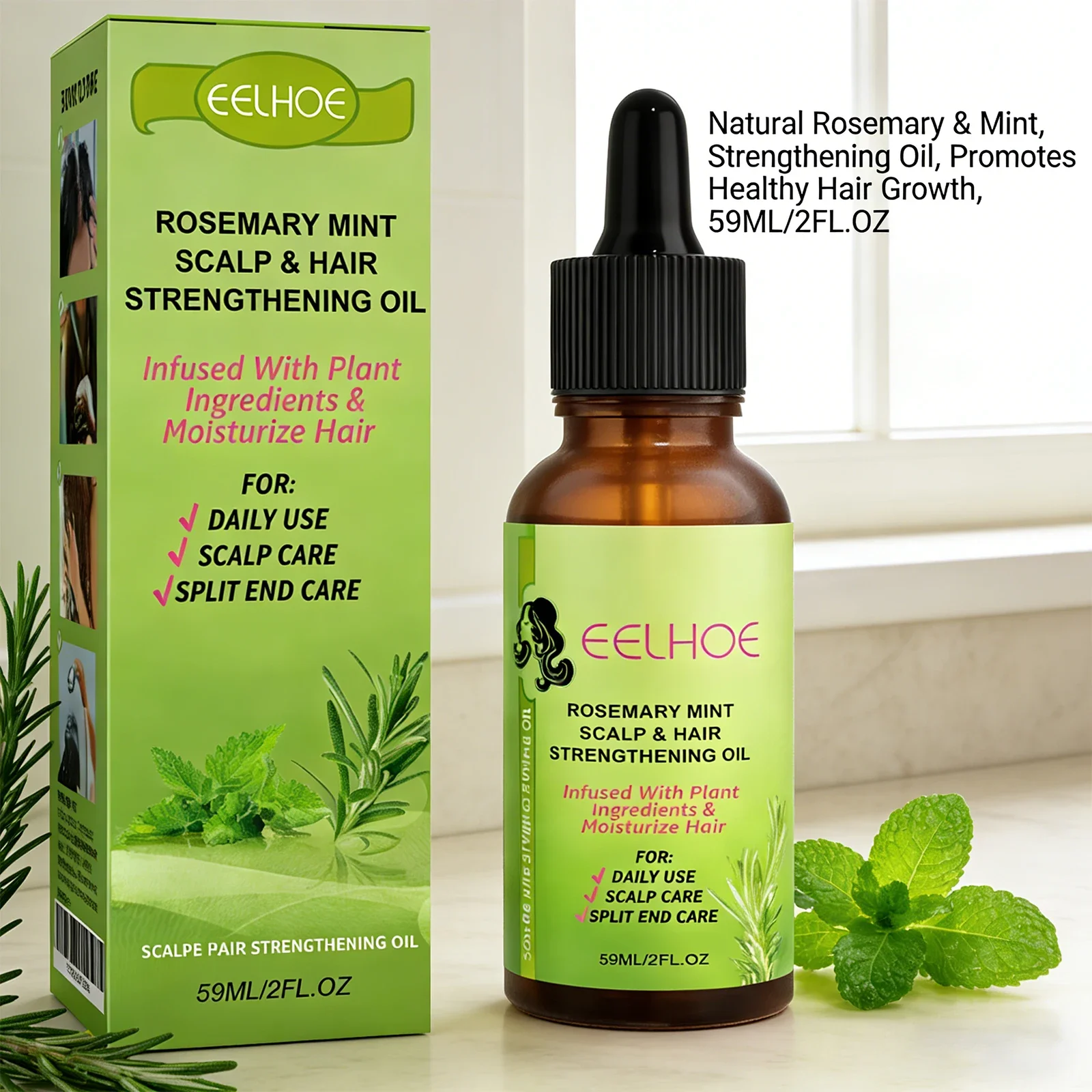 

Scalp & Hair Strengthening Oil Effectively Repairing Damaged Scalp Reduce Dandruff Control Oil Moisturizing Hair Essential Oil