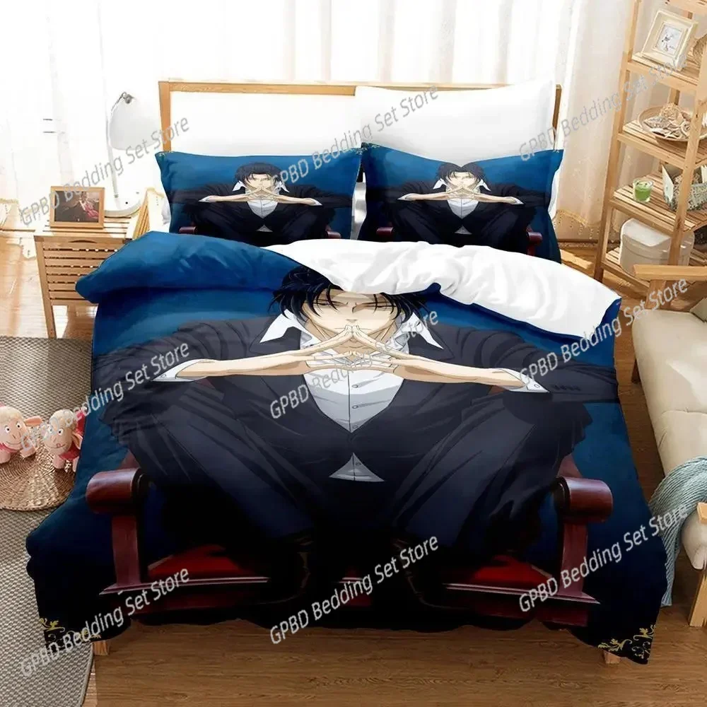 New 3d Print Anime Moriarty the Patriot Comfortable Duvet Cover Pillowcase Bedding Set Children Bedroom Decoration Home Textile