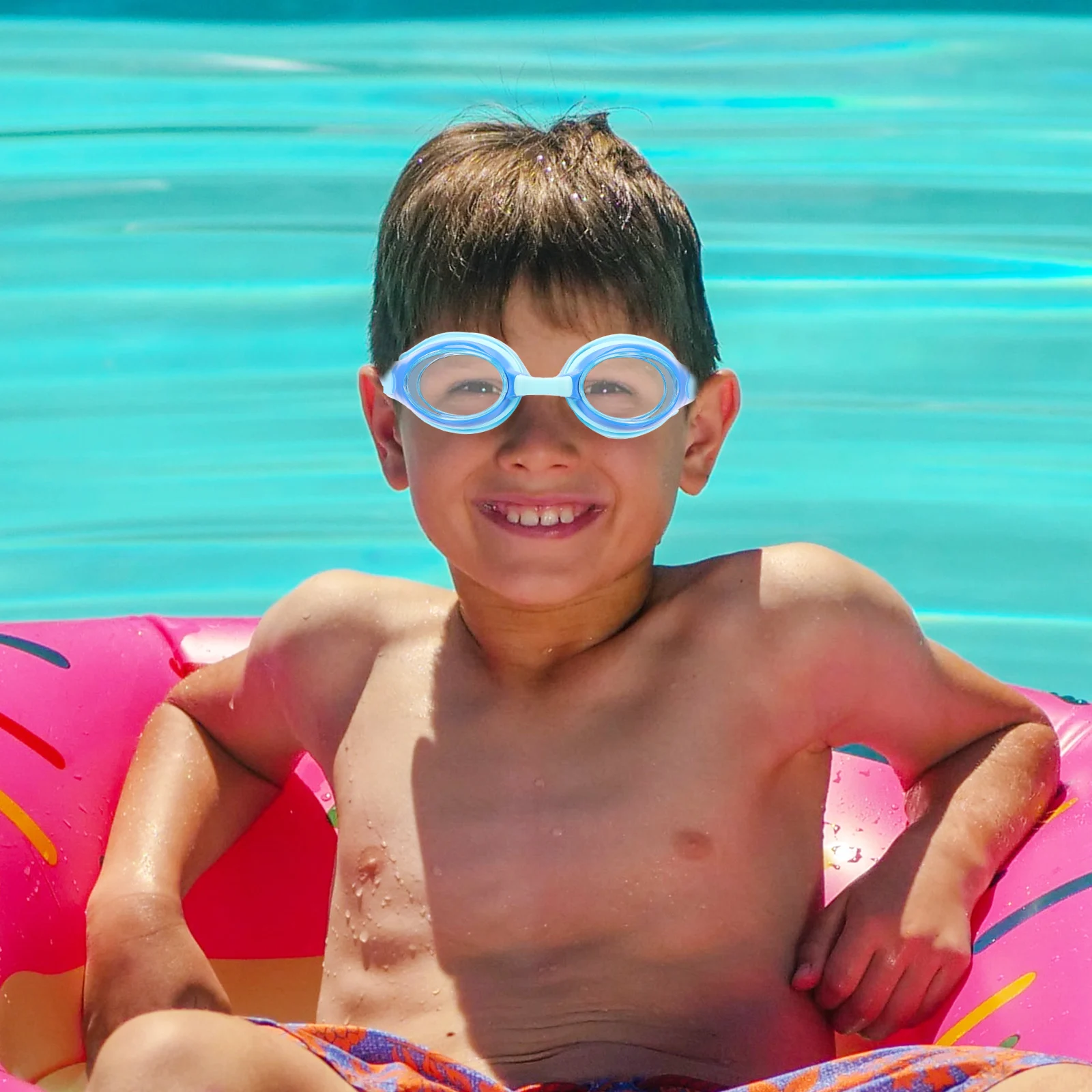 

Long Serving Life Kids Swim Goggle 2-4 Years Old Anti Fogging Safe to Use for Birthday Festivals Toddler Goggle