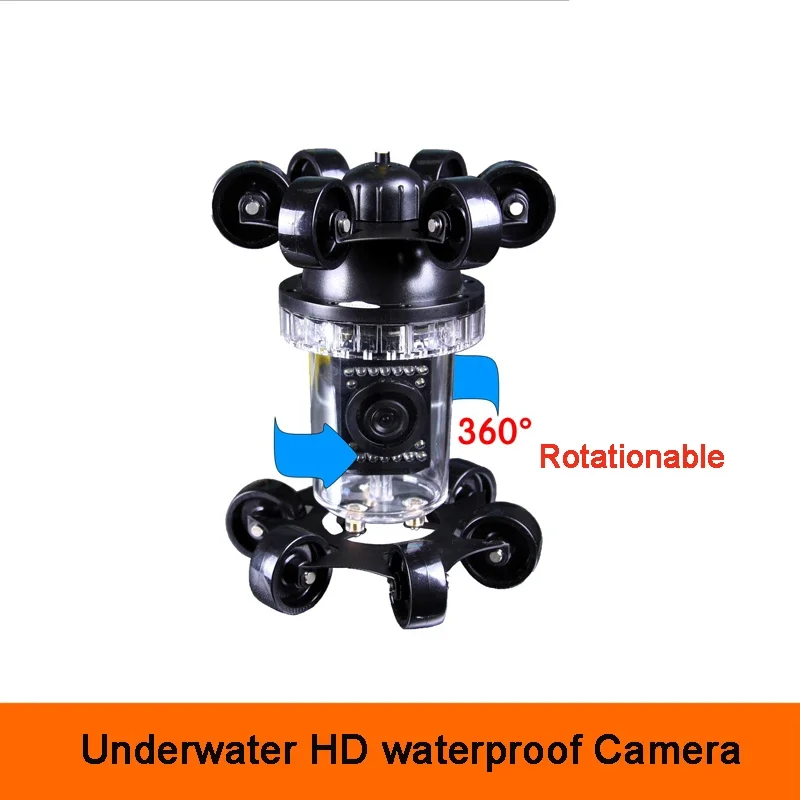 1Set 360° Industrial Endoscope Underwater Camera Sewer Pipe Inspection System DVR Recorder Pipeline Surveillance Fishing Camera