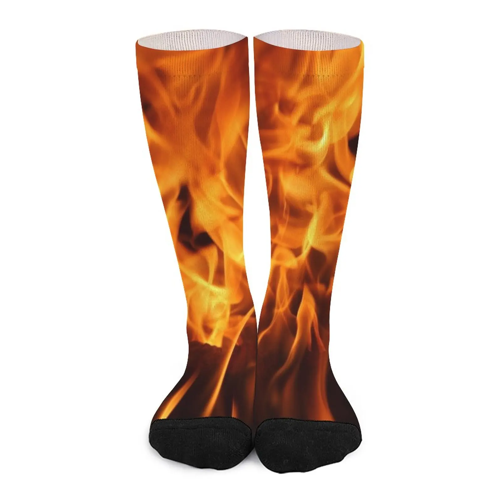 Fire flames Socks Sock woman basketball Socks Women's