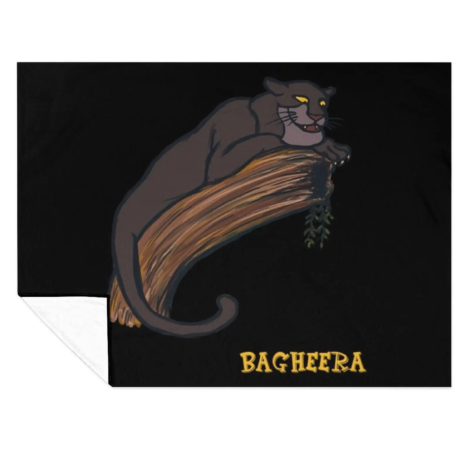

Bagheera the panther Throw Blanket Thins Soft Plush Plaid Loose Blankets