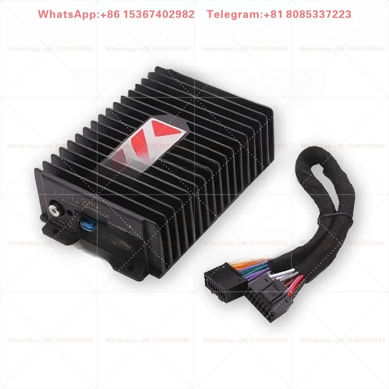 Car audio modification Android large frequency machine upgrade dedicated four-way DSP car power amplifier