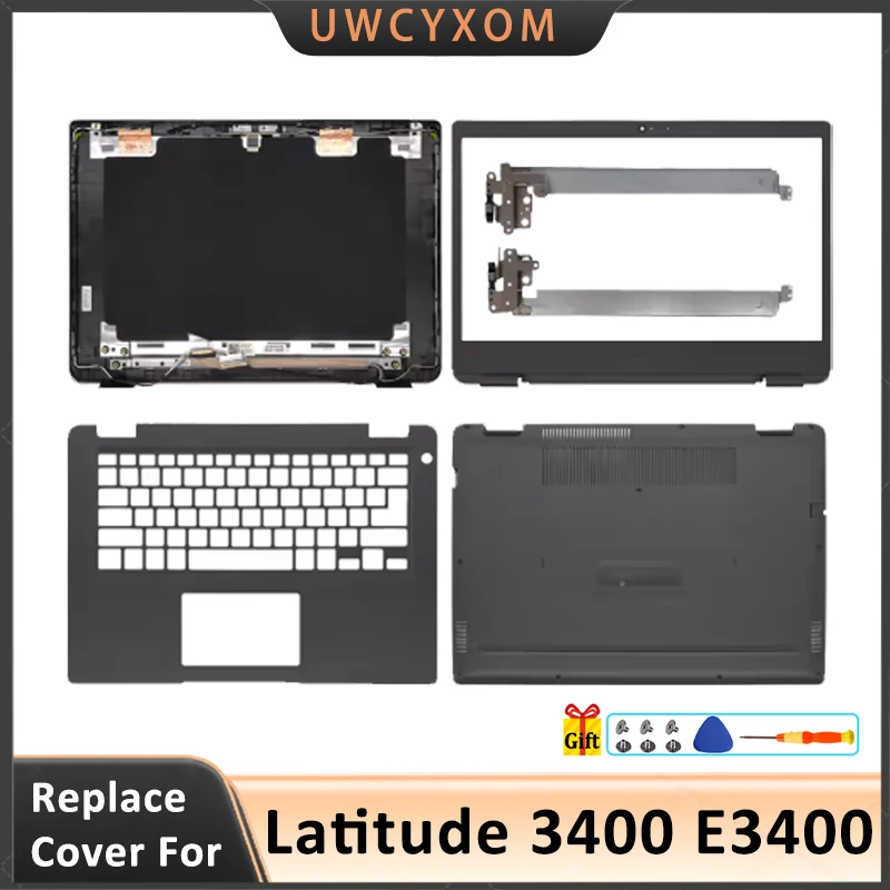 

NEW Top Case For Latitude 3400 E3400 Laptop LCD Back Cover/Front Bezel/Palmrest/Bottom Case 0H02YK 0F66TD 0NFPP9 0HN80K