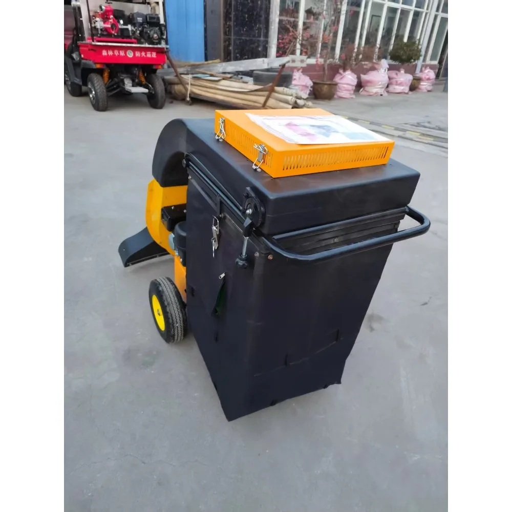 Heavy-Duty XOD Motorized Leaf Collector Machine Hand Push Type Garden Park Road Leaf Vacuum Cleaning Equipment
