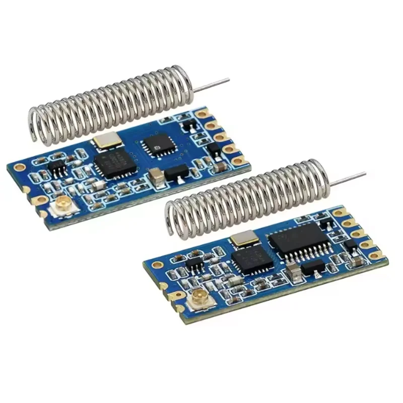 HC-12 SI4438 Long-Range 433MHz Wireless Microcontroller Serial Bluetooth Module with Antenna 1000M Communication Distance
