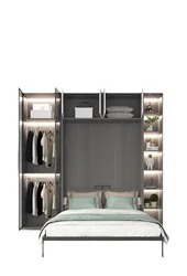 Per letto elettrico invisibile letto a parete multifunzionale pieghevole inferiore fatturato letto accessori Hardware Flip efficienti nello spazio