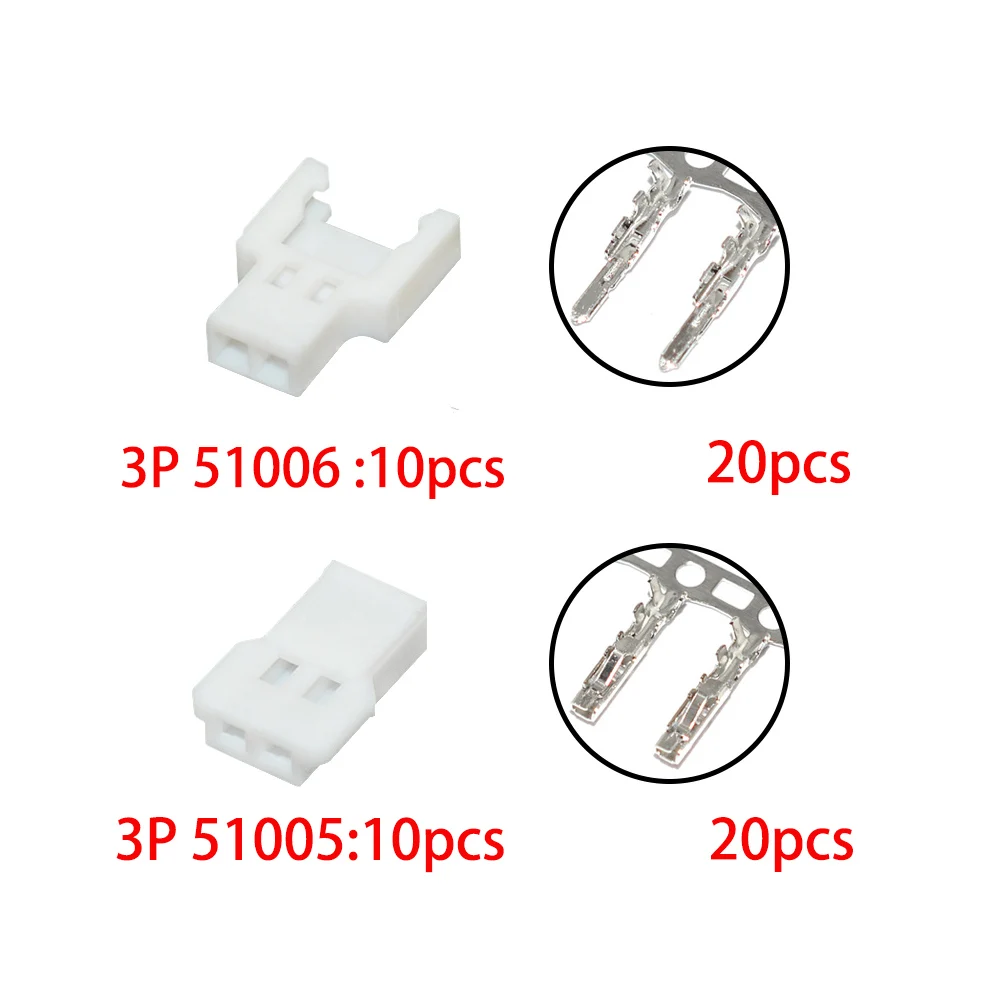 51005 51006 MX2.0 2.0mm Connector Socket Pin Header Male Female Socket Terminal 51005 51006 mx2.0 2p 3p 4p 5p 6p pin