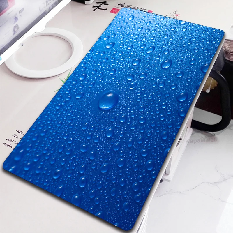 

GuJiaDuo Water Droplets Pattern Mouse Pad PC Waterproof Anti-skid Notebook Keyboard Desk Mat Gaming Accessories Art Mousepad Rug