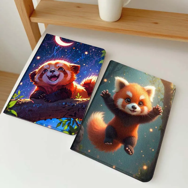 

Red Panda Cute Creative Tablet Case For Lenovo Xiaoxin Pad Pro GT plus 8.8 11 10.6 Y700 Y900 Go 8.8 Tab K11 10 P11