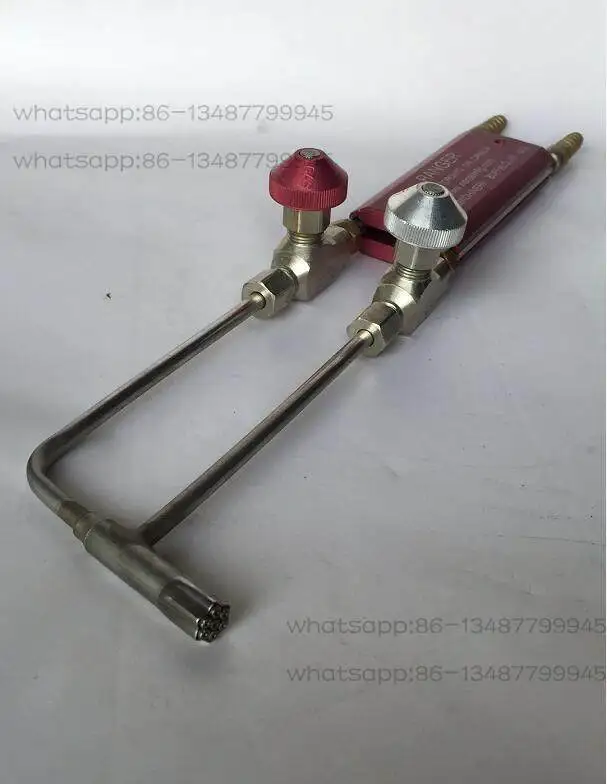 A... ----- Lamplighter Holding Flamethrower Torch, Lamplighter Thermoplastic Glazed Flamethrower Burner