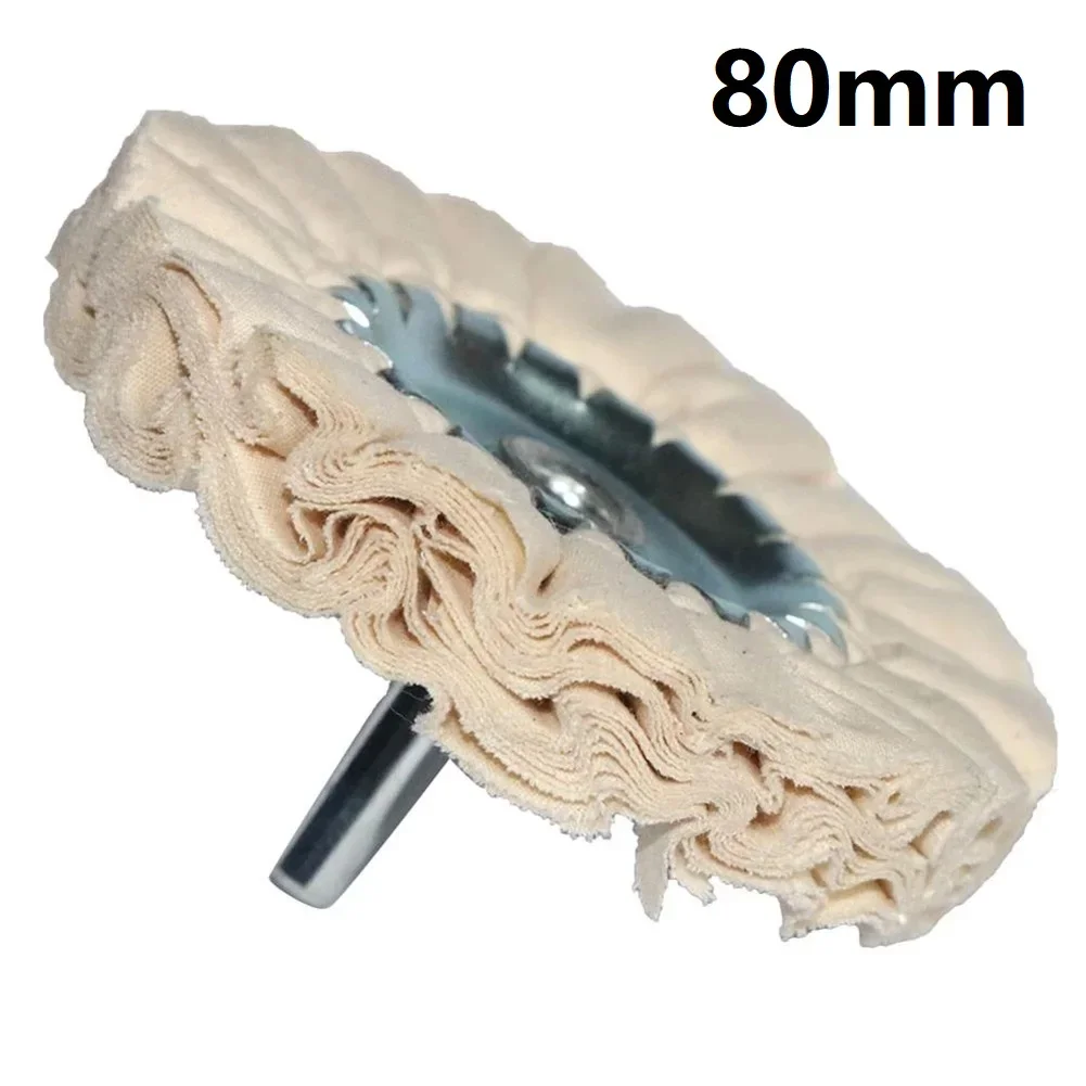 Buffs Wheel Buffing Wheel Home 3inch 80mm Buffing Cloth Cotton Airway Open Bias Polishing Wheel For Metal Nice