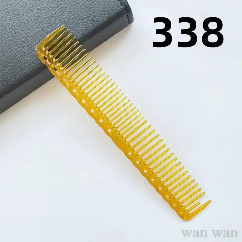 1Pc Haircut Comb Painted Pattern Barber Comb Amber Salon Hairdressing Comb Hair Cutting Brushes Hairstylist Styling Tools G0922