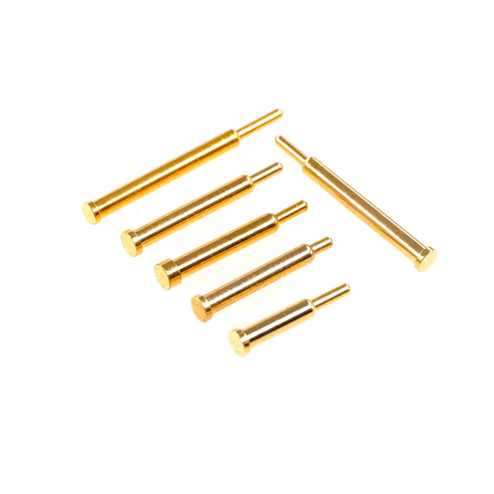 100pcs SMT Spring Pogo Pin Connector 2.0 mm Diameter Solder PCB Pad Height 2.0 2.5 3 3.5 4 5 5.5 6 7 8 9 10 12 14 16.5 18 mm SMD