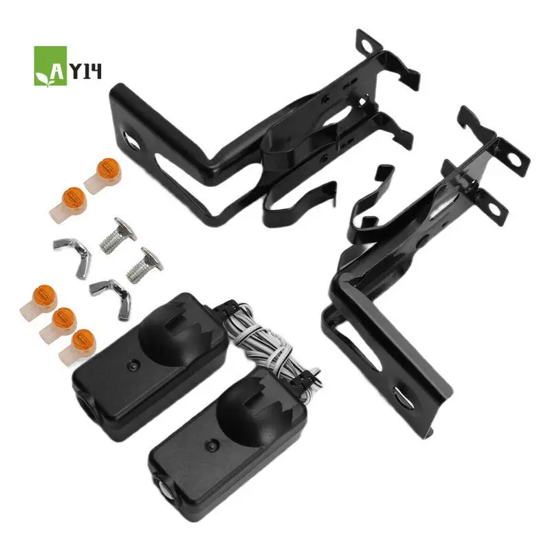 AY14 -2Pcs Garage Door Opener Safety Sensor Eyes Fit For Liftmaster Sears Chamberlain With Brackets